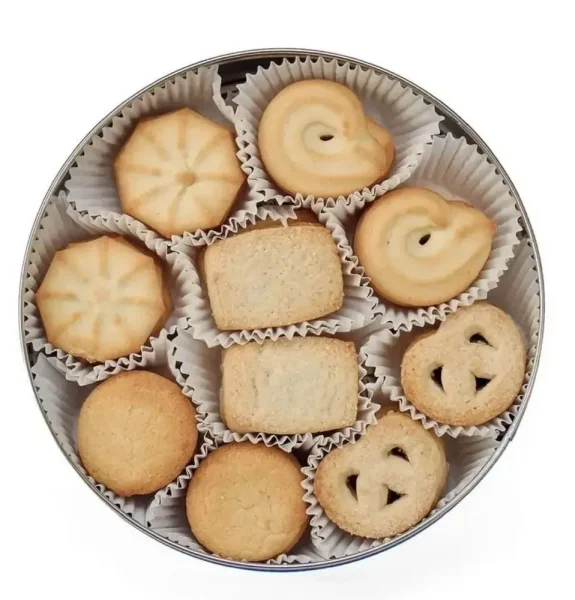 Печиво вершкове Асорті Jacobsens Bakery Beatiful Denmark Danish Butter Cookies подарунковий Бокс 454г - 3