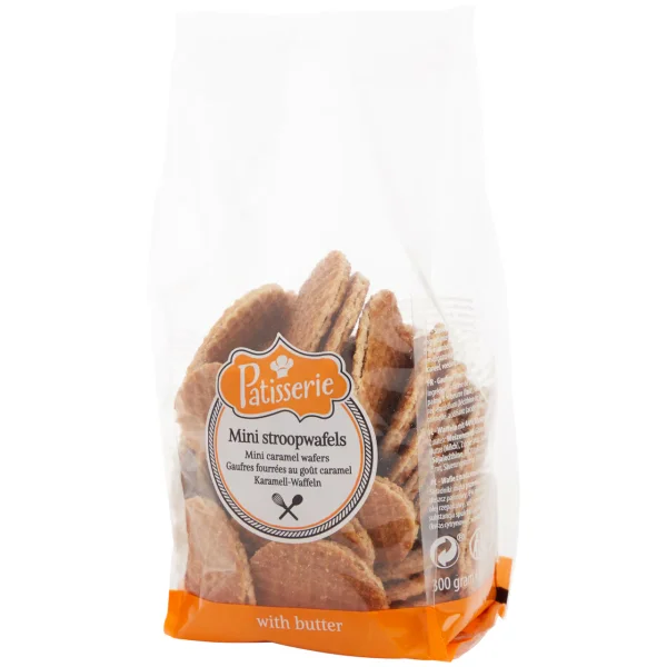 Голландські вафлі солодкі Patisserie Stroopwafels Caramel with Butter карамель з маслом 10шт 400г - 2