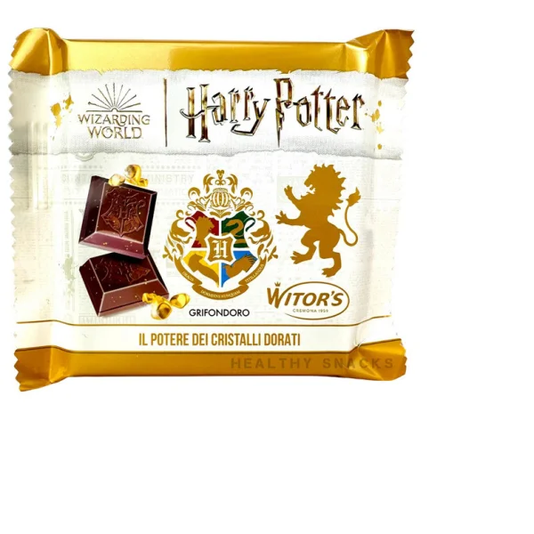 Шоколад молочний з міні-гранулами Witors Harry Potter Grifondoro Сила золотих кришталів Герб факультету Гріфіндор 50г - 1