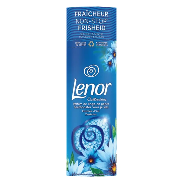 Ароматизатор для прання білизни в гранулах Lenor Envolee dair Zeebries Квітковий Туба 235г - 1