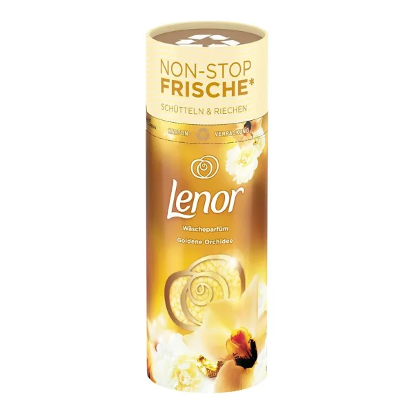 Ароматизатор для прання білизни в гранулах Lenor Golden Orchid Золота Орхідея Квітковий Туба 235г - 1