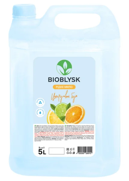 Рідке мило Bioblysk Цитрусовий бум Каністра 5л - 1