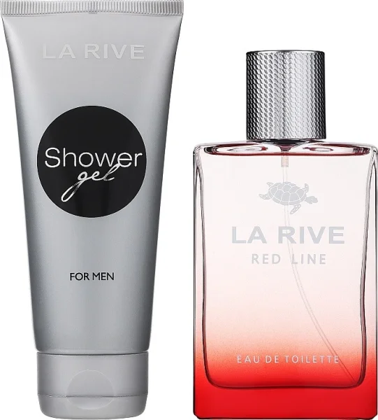 Набір Парфумована вода та Гель для душу La Rive Red Line 4Men eau de Parfum Ред лайн чоловічий 190мл - 2
