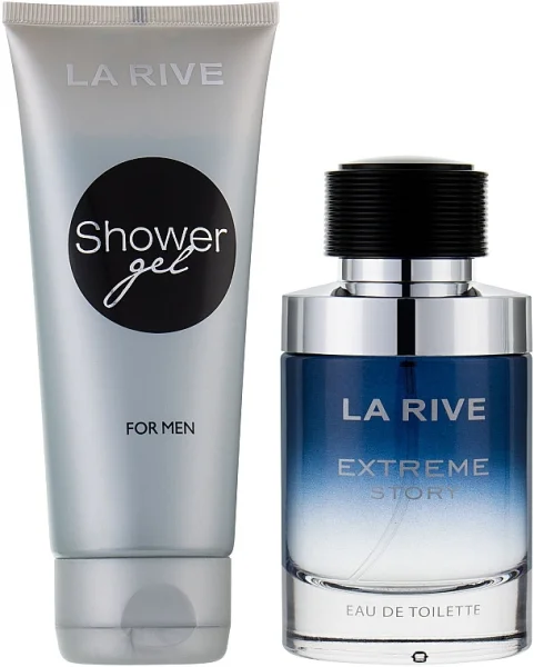 Набір Парфумована вода та Гель для душу La Rive Extreme Story 4Men eau de Toilette Екстрим сторі Азарт чоловічий 175мл - 2