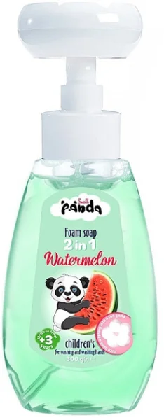 Пінка мило Дитяча Гіпоалергенний для Миття та рук з Дозатором Small Panda 2in1 Watermelon Кавун від 3 років 300г - 1