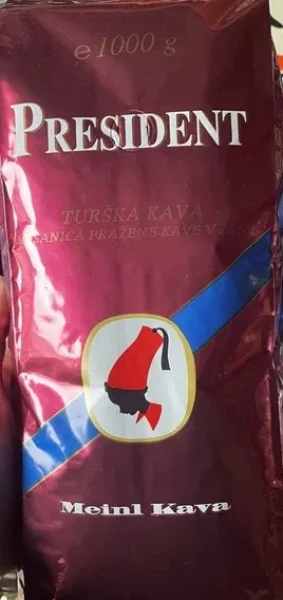 Кава в зернах Julius Meinl President Turska kava купаж арабіки 1000г - 1