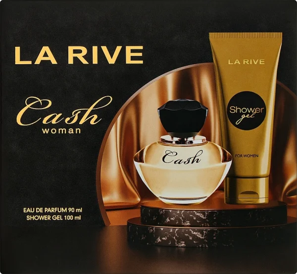 Набір Парфумована вода та Гель для душу Жіночий La Rive Cash Woman Eau de Parfum Shower Gel Кеш Вумен 190мл - 1