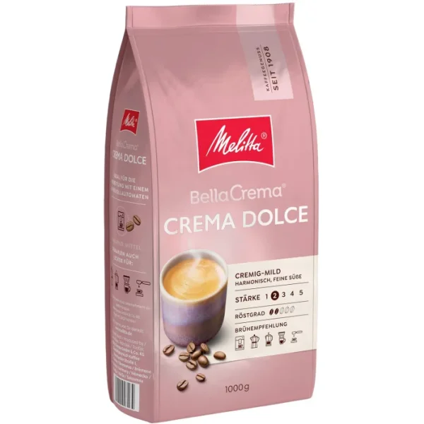 Кава в зернах Melitta BellaCrema Crema Dolce Крема Дольче Кремовий смак 1кг - 1