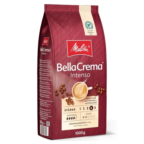 Кава в зернах Melitta BellaCrema Intenso Міцна Інтенсивний смак 1кг - 1