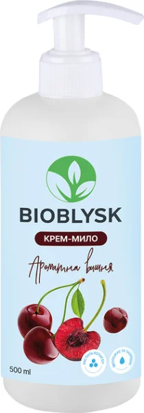 Рідке мило з Дозатором Bioblysk Ароматна вишня 500мл - 1