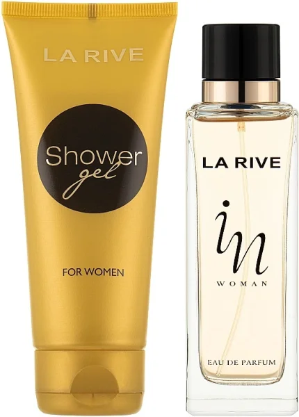 Набір Парфумована вода та Гель для душу Жіночий La Rive In Woman Eau de Parfum Shower Gel Ін Вумен 190мл - 2