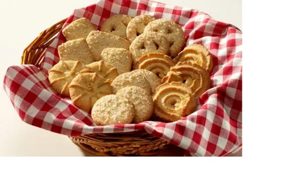Печиво Cвяткове Jacobsens Bakery Hearts Tree Bike Love Сердечка Дерево кохання вершкове Бокс 150г - 2