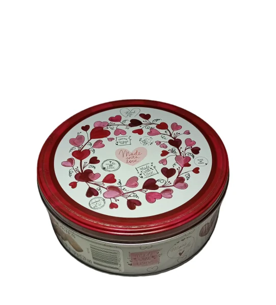 Печиво Cвяткове Jacobsens Bakery Hearts Tree Love Сердечка Кущик кохання вершкове Бокс 150г - 1
