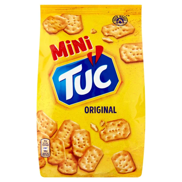 Печиво крекери Tuc Mini crackers original Тук Солені міні Золотисті 100г - 1