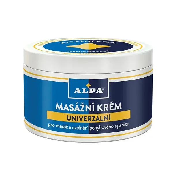Крем універсальний Розслабляючий Alpa Masazni krem Univerzalni Альпа масажний релакс 250мл - 1