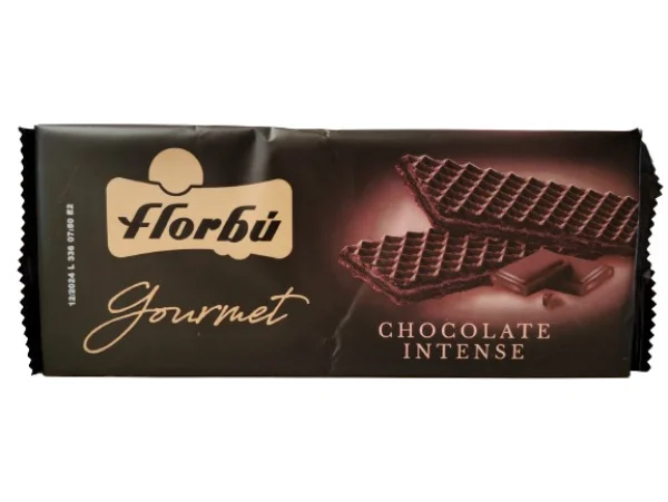 Вафлі темні Florbu Wafer Gourmet Chocolate Intense Флорбу крем з Шоколаду насичений 175г - 1