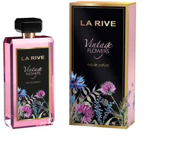 Парфумована вода Жіноча La Rive Vintage Flowers eau de Parfum Ла Ріве Вінтажні квіти з розпилювачем 90мл - 2