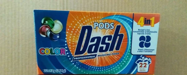 Капсули для прання для Кольорових речей Dash Professional washing 4in1 Color Pods Даш 4х-компонентні капсули 22шт 264г - 2