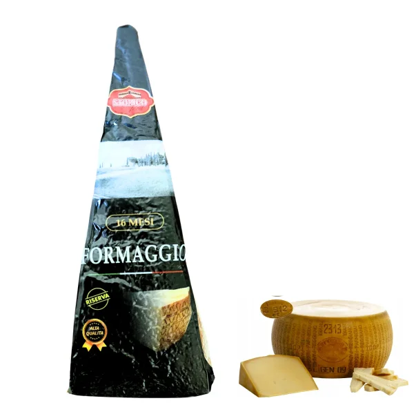 Сир пармезан Storico food Formaggio 16mesi Сторіко Формаджио кусковий твердий 16 місячний 200г - 1