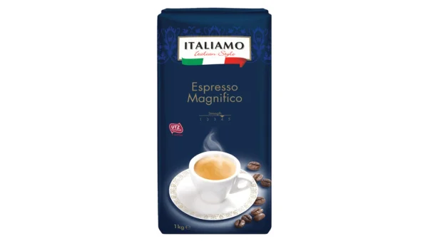 Кава в зернах Italiamo Espresso Magnifico Arabica Італьямо Арабіка темне обсмаження 1кг - 1