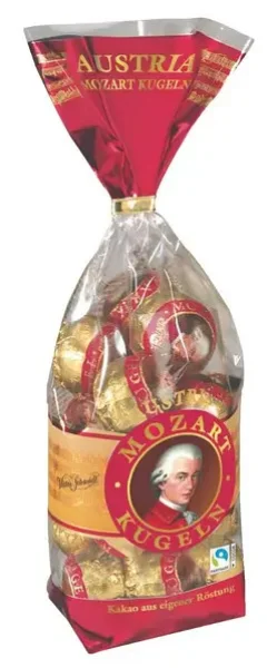 Цукерки марципан Maitre Truffout Mozart Kugeln Mozartballs Моцарт Кугель Праліне Нуга 264г - 1