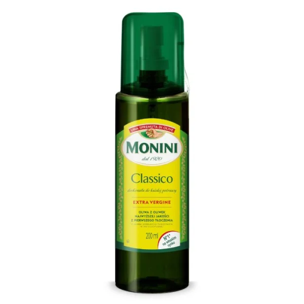 Олія Оливкова Спрей Monini Classic Extra Vergine Моніні Першого холодного віджиму 200мл - 1