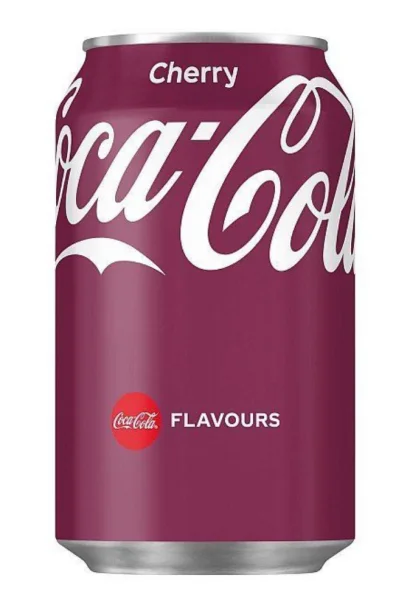 Напій газований освіжаючий Coca Cola Cherry Кока кола Вишня Баночка 330мл - 1