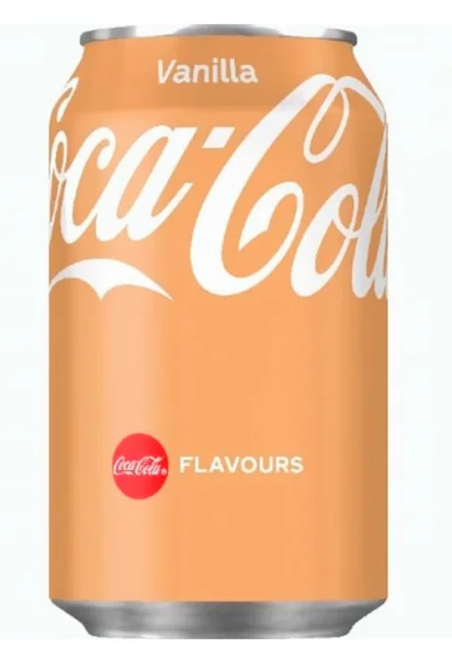 Напій газований освіжаючий Coca Cola Vanilla Кока кола Ваніль Баночка 330мл - 1