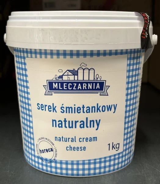 Cир Вершковий Mleczarnia Serek Smietankowy Naturalnt Млечарня кремовий натуральний Відро 1кг - 1
