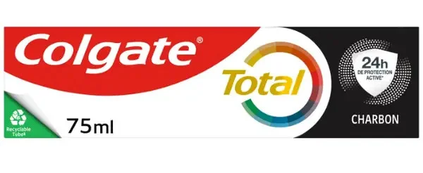 Зубна паста активоване Вугілля Colgate Total Charcoal Deep Clean 24 hour Колгейт глибоке Очищення захист 24 години 75мл - 2