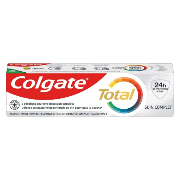 Зубна паста Антибактеріальна Colgate Total Complete Soin Verzorging 24 hour Колгейт Повна допомога захист 24 години 75мл - 1