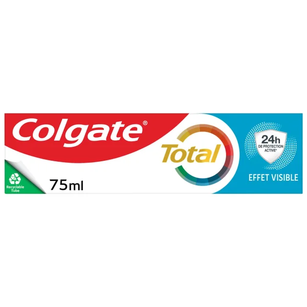 Зубна паста Антибактеріальна Colgate Total Visible Effect 24 hour Колгейт Видимий ефект захист 24 години 75мл - 2
