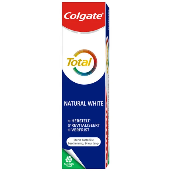 Зубна паста Відбілююча Colgate Total Blancheur Naturelle Natural White 24 hour Колгейт натуральний Блиск захист 24 години 75мл - 2