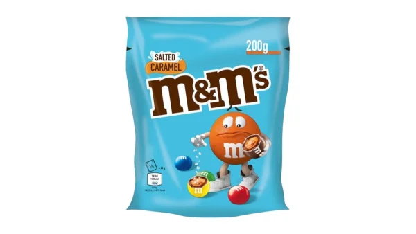 Драже шоколадне M&Ms Chocolate Salted Caramel ММс цукерки з різнобарвним покриттям Солена Карамель 200г - 2