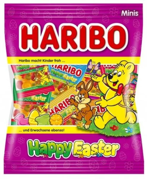 Мармелад Haribo Happy Easter Minis Харібо жувальний Мініси 20шт мініпакетики 250г - 1