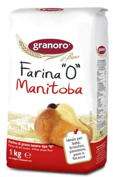 Борошно пшеничне вищого гатунку Granoro il Primo Manitoba Farina 0 Граноро Фаріна манітоба Дрібного помолу Гладка для випічки 1кг - 1