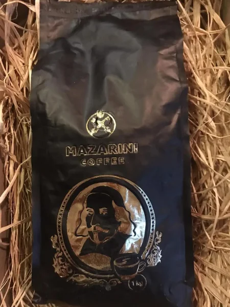 Кава мелена Mazarini Coffee Classic Arabica Robusta Мазаріні класична 10 арабіка 90 робуста 1кг - 1