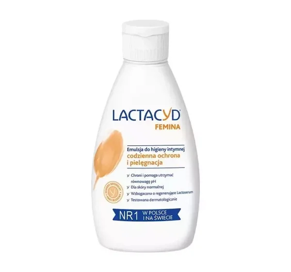Гель для інтимної гігієни Lactacyd Femina Лактацит Феміна з Дозатором 200мл - 1