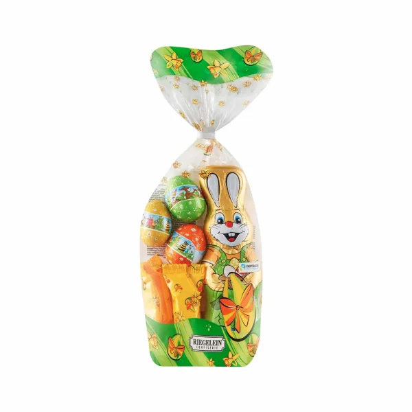 Набір Яйця Шоколадні Великодні Заяць шоколадний Riegelein Chocolate Bunny&Easter Eggs Рейгелен Пасхальні Асорті Пакет 225г - 1