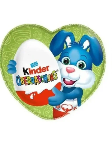 Шоколад Фігурка Серце з іграшкою Kinder Surprise Uberraschung Bunny Кіндер сюрприз Великодні Зайчик 53г - 2