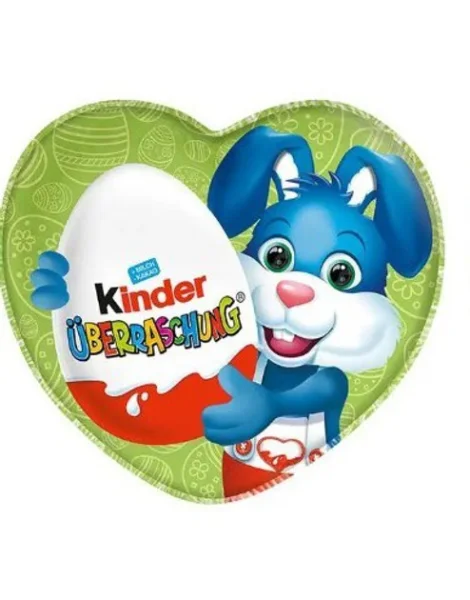 Шоколад Фігурка Серце з іграшкою Kinder Surprise Uberraschung Bunny Кіндер сюрприз Великодні Зайчик 53г - 3