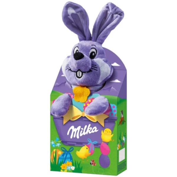 Набір цукерки Milka Magic Mix Мілка з Мякою іграшкою Великодній Зайчик 96г - 1