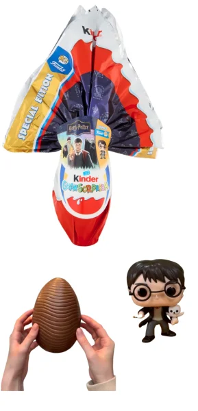 Набір Подарунок Шоколадне яйце з Іграшкою Kinder Gran Sorpresa Harry Potter Кіндер Гарі Поттер Чудовий сюрприз Пакет 220г - 1