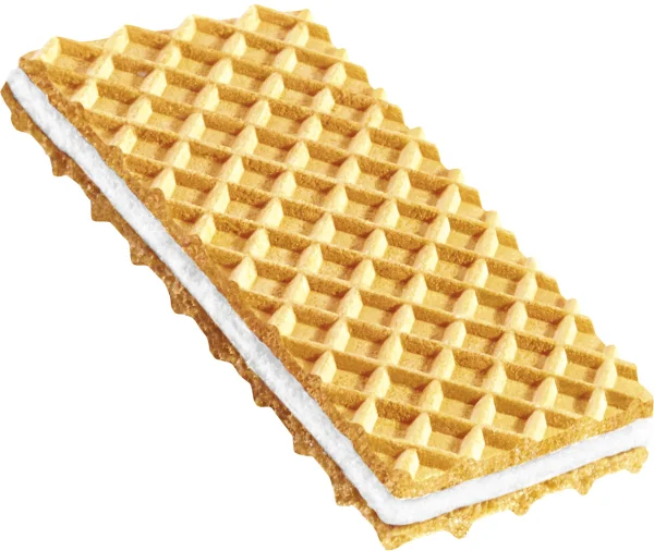 Вафлі світлі Без цукру Florbu Wafer sabor flavour Nata cream 0% sugar Флорбу з Ната заварний крем 150г - 2