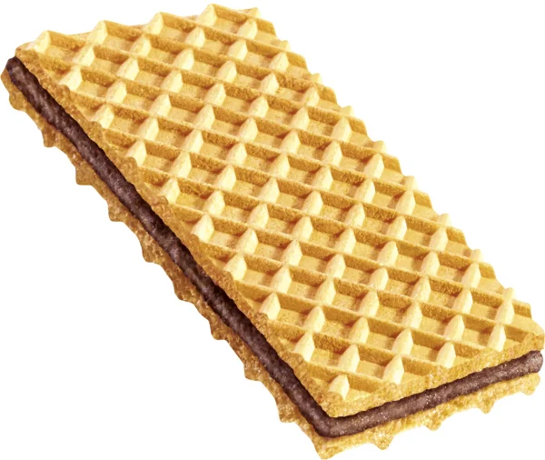 Вафлі світлі Без цукру Florbu Wafer sabor flavour Chocolate 0% sugar Флорбу з Шоколадним кремом 150г - 2