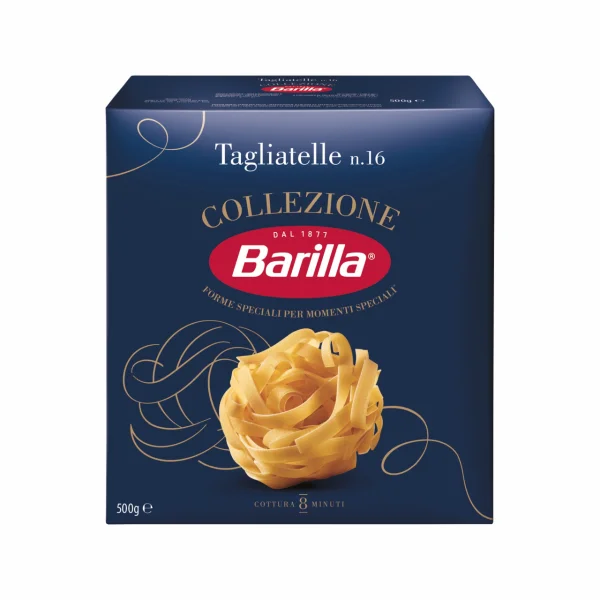 Макарони Тальятелле №16 Barilla Collezione Tagliatelle Piccolini Барілла Паста довгі широкі Стрічки Швидке приготування 500г - 1