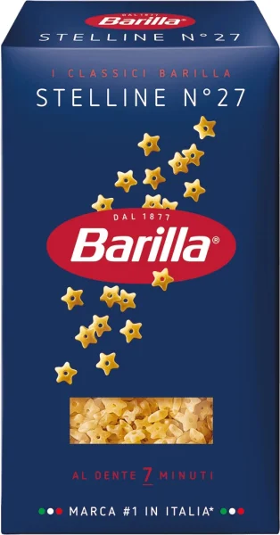 Макарони Стелліне №27 Barilla Stelline Al Dente Барілла Паста Зірочки маленькі Швидке приготування 500г - 1