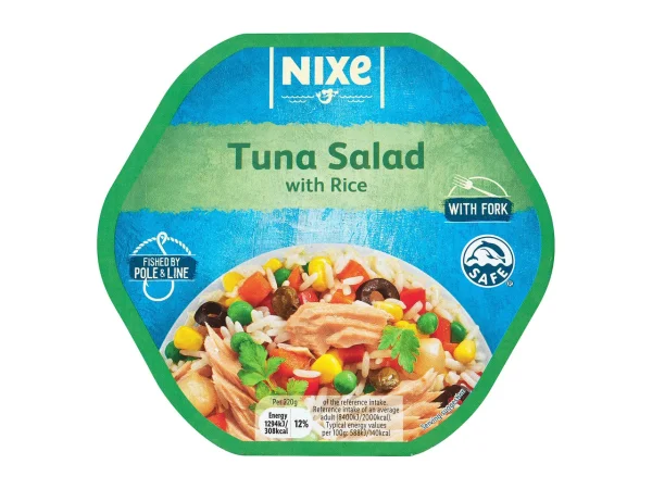 Салат з тунця Рисовий Nixe Tuna Salad Rise style Ніксе оливки з овочами Тунець Шматочки 220г - 1
