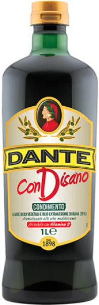 Суміш олій Оливкова та Рослинні з Середземноморськими травами Dante ConDisano Condimento Olive Oil Данте першого віджиму 1000мл - 1