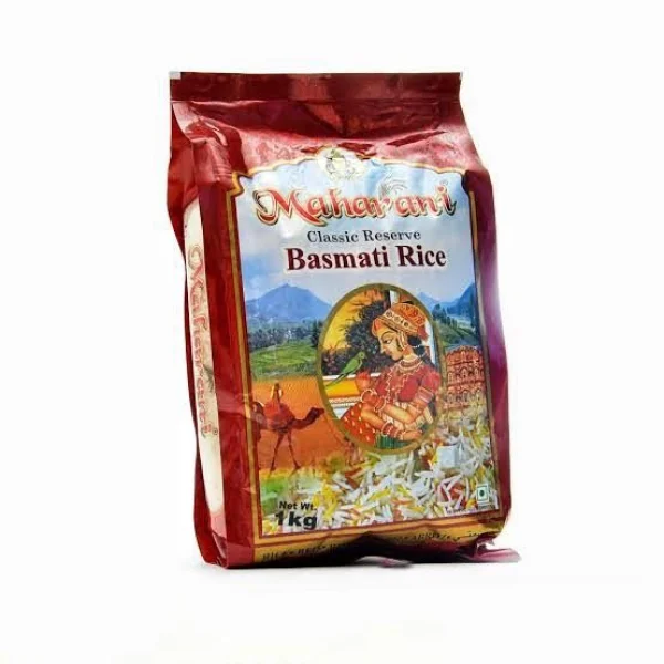 Рис білий Maharani Basmati rise Classic Магарані Басматі гладкі довгі зерна Класичний 1кг - 1